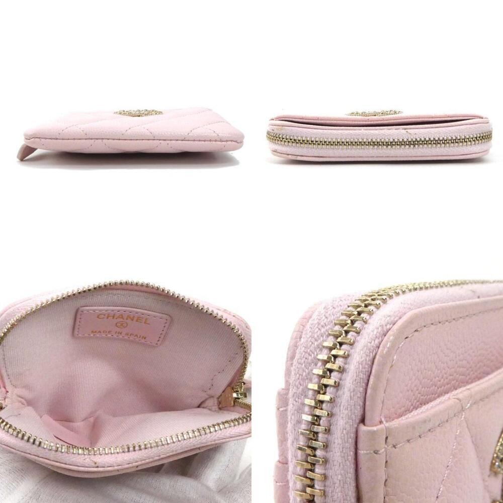 CHANEL Authentic Pink Caviar Leather Wallet - Picture 3 of 5